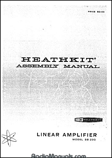 Heathkit SB-200 Assembly and Instruction Manual - Click Image to Close